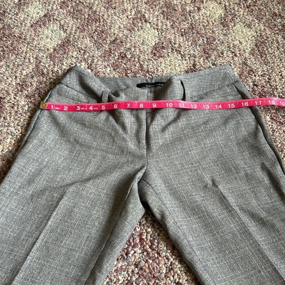 Amanda and Chelsea Straight Leg Plaid Gray Dress Pants size 2 - Picture 8 of 8